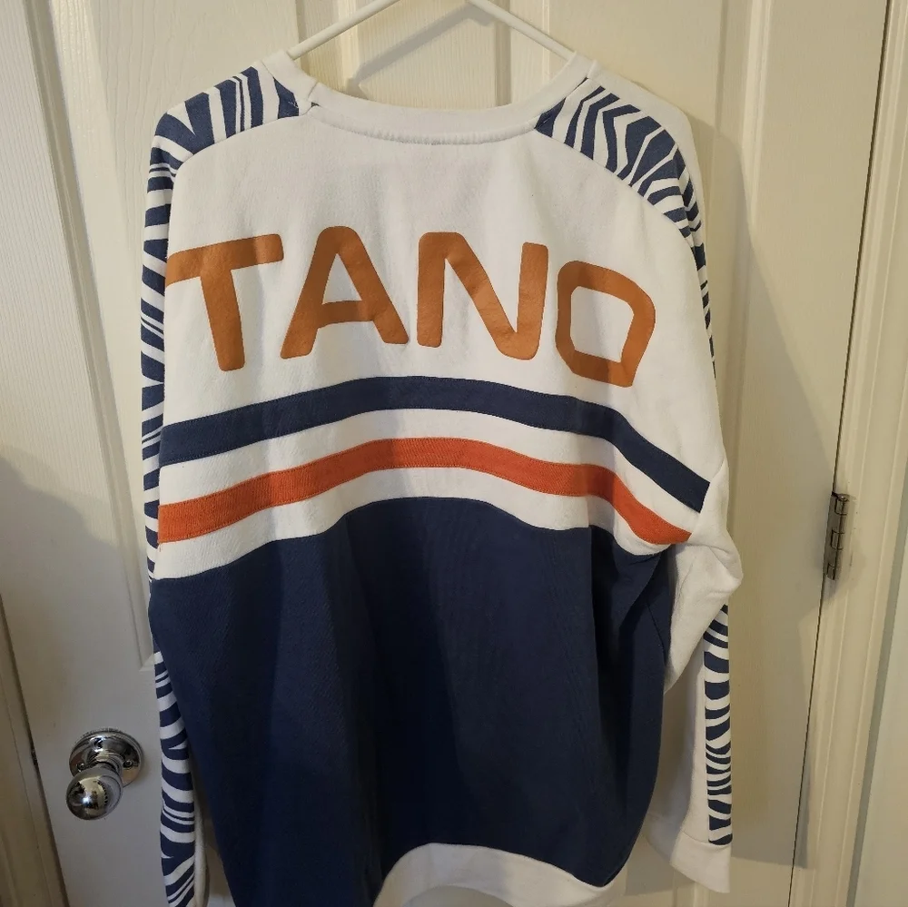 Star Wars Ahsoka Tano colorblock crew neck long sleeve sweatshirt Size XL - Picture 4 of 5